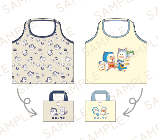 【メロとタビのにゃごや展】エコバッグ (全2種)