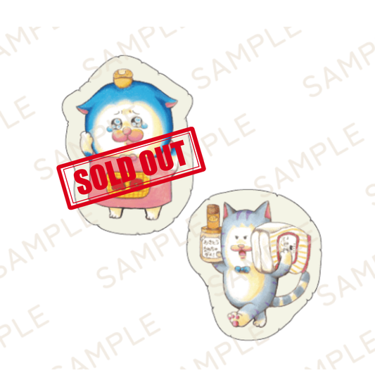 【メロとタビのにゃごや展】ダイカットクッション(全2種)