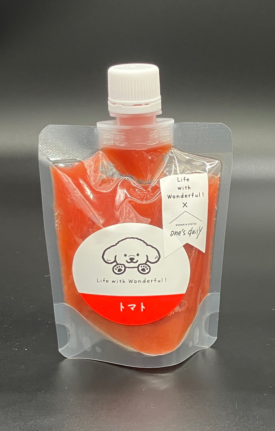 愛犬といっしょに安心して楽しめる葛ゼリー トマト