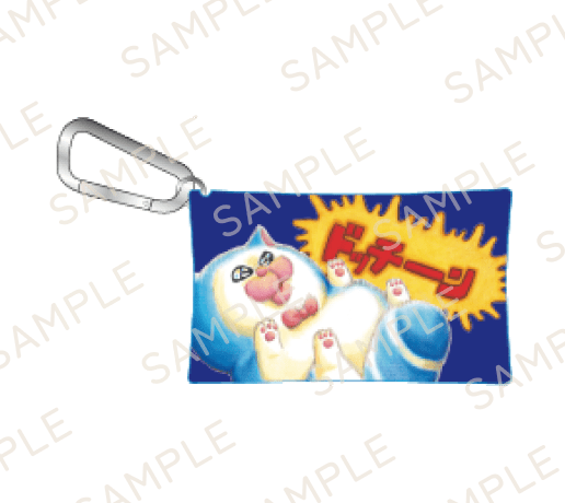 【メロとタビのにゃごや展】クリアマルチケース(クリアブルー)