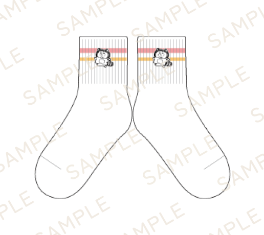 【メロとタビのにゃごや展】ソックス (全2種)