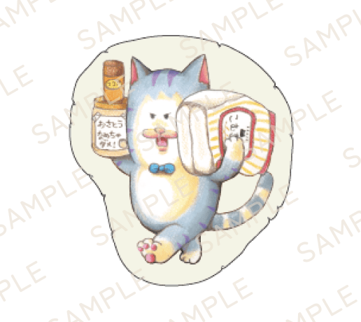 【メロとタビのにゃごや展】ダイカットクッション(全2種)