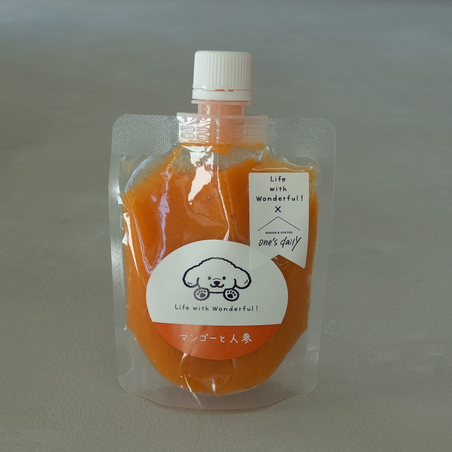 愛犬といっしょに安心して楽しめる葛ゼリー マンゴーと人参