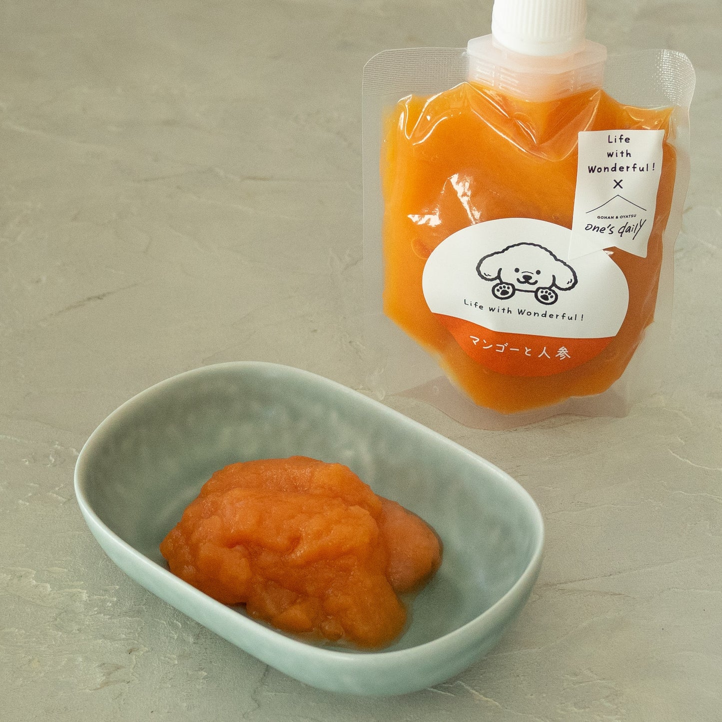 愛犬といっしょに安心して楽しめる葛ゼリー マンゴーと人参