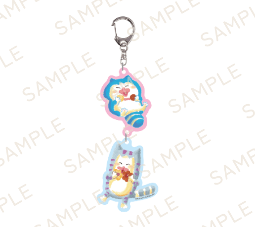 【メロとタビのにゃごや展】アクリルキーホルダー (全3種)
