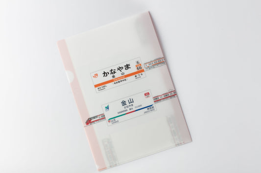 金山駅クリアファイル（名鉄1200系・JR東海311系）