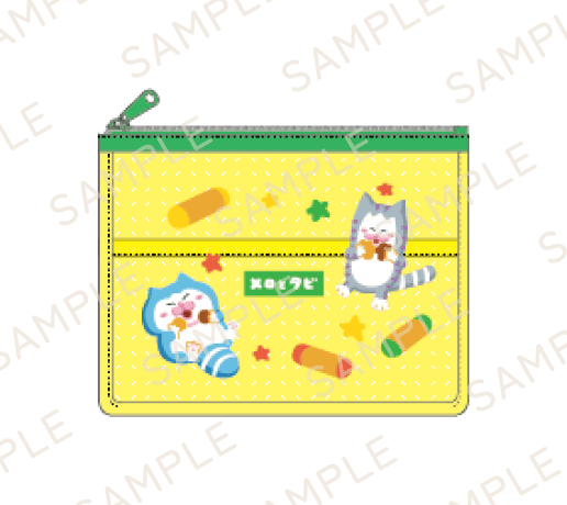 【メロとタビのにゃごや展】メッシュポーチ (全3種)
